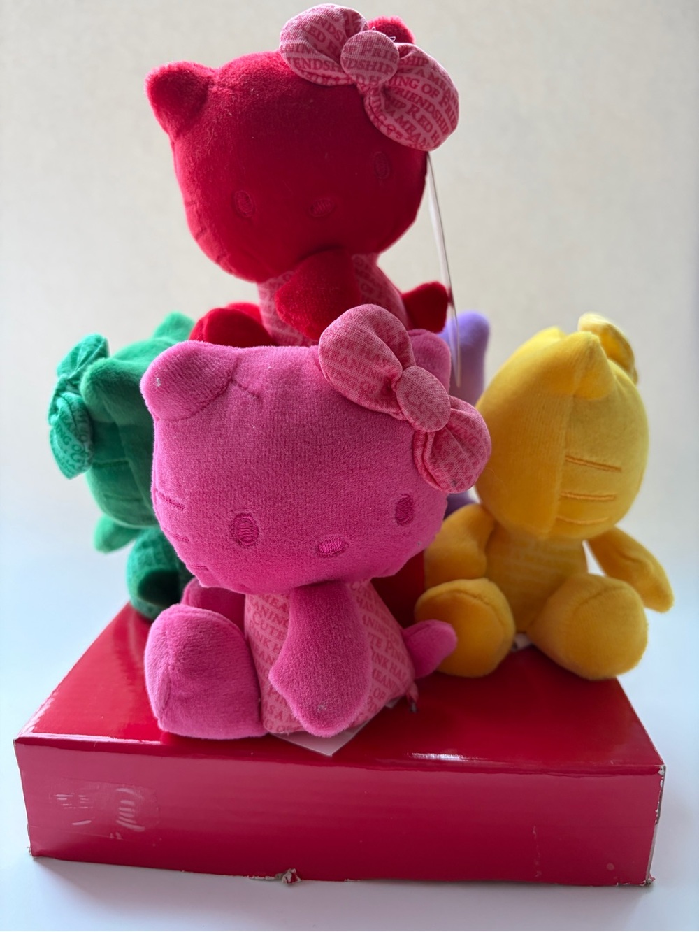 Hello Kitty Colors 35th Anniversary Plush Set
